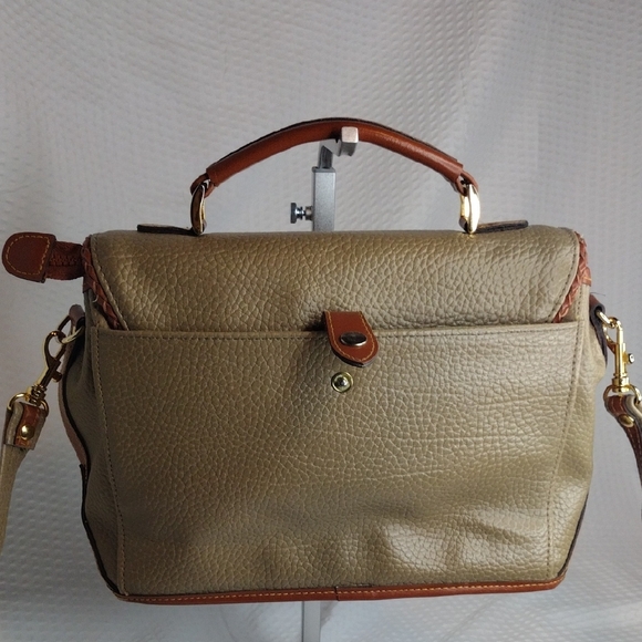 Dooney & Bourke Vintage All Weather Pebbled Leather Satchel W Strap - Picture 8 of 15
